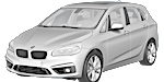 BMW F45 B1E54 Fault Code